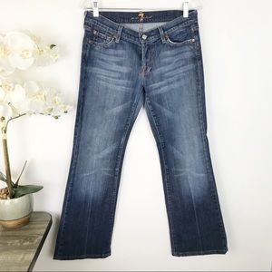 7 For All Mankind flare leg jeans size 30
